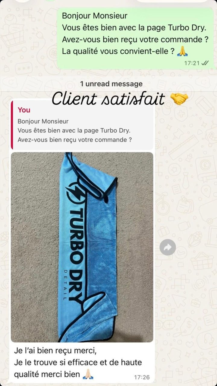 Avis client Turbodry 3